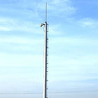 Torre d'acciaio di Palo di telecomunicazione poligonale con il collegamento interno della flangia